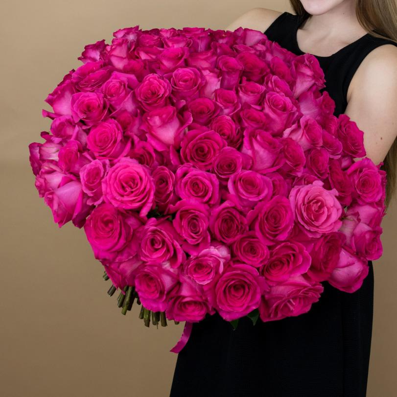 Букеты из розовых роз 40 см (Эквадор) код: 4336ebr